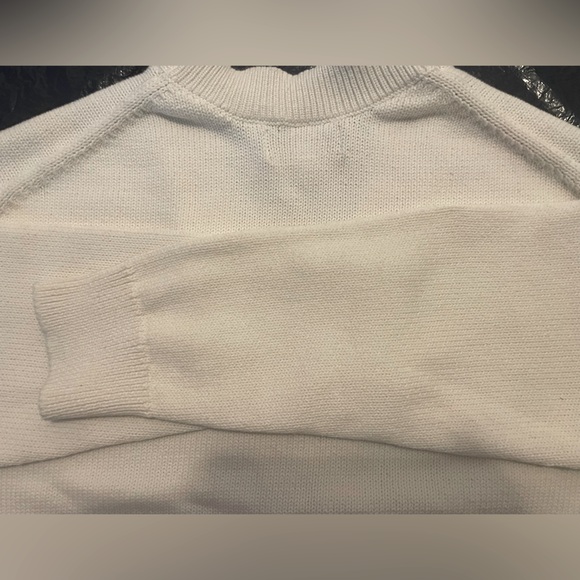 Banana Republic Cream Cardigan Sweater V-Neck Knit - Picture 10 of 11